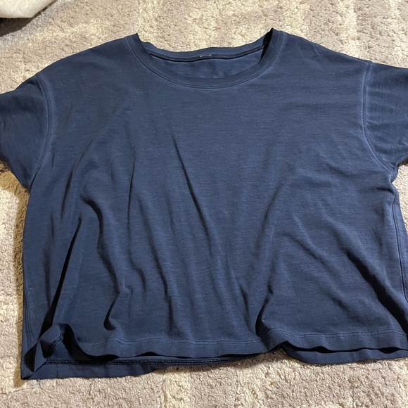 lululemon athletica Tops - Lululemon navy cates tee